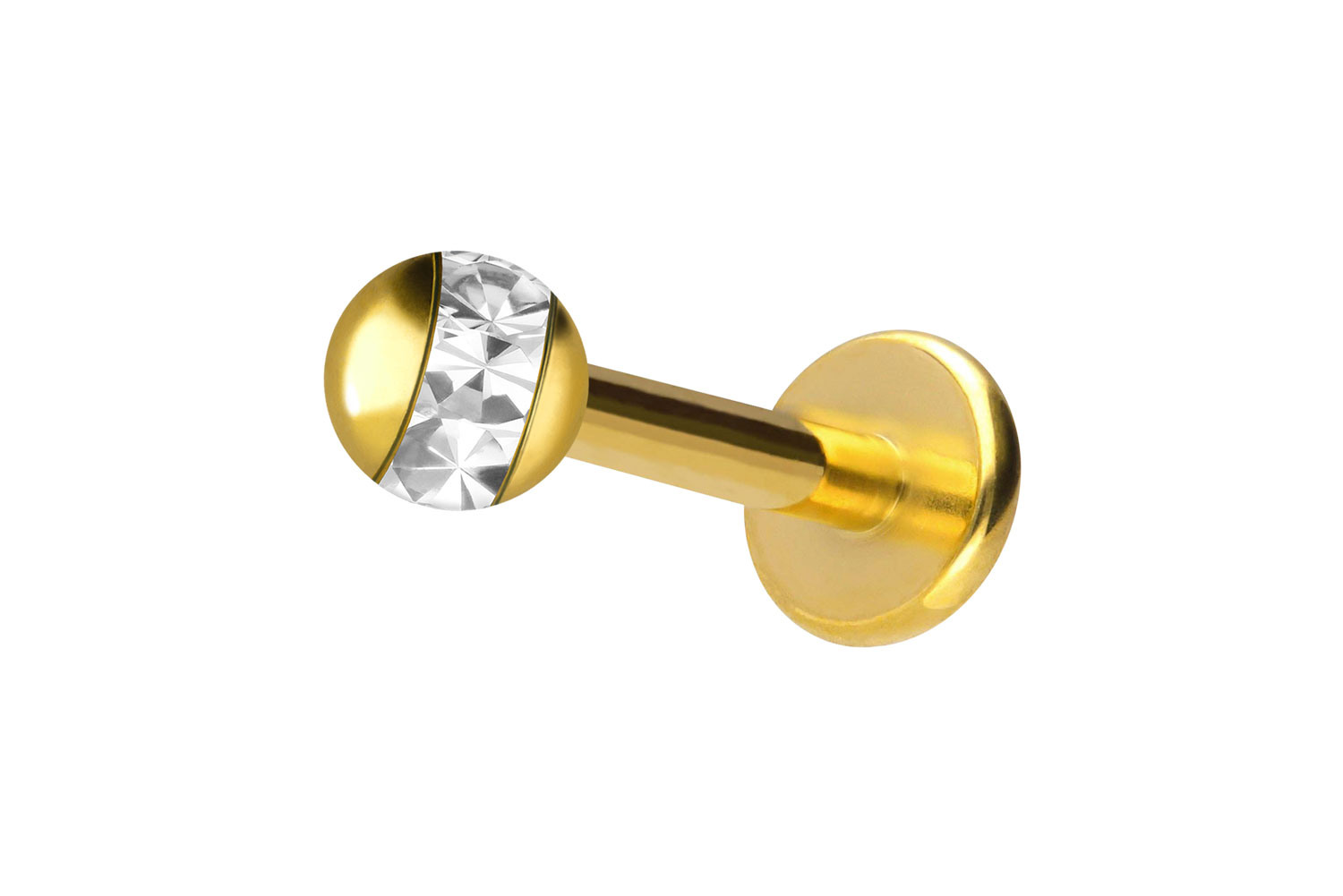 Chirurgenstahl Labret Piercing EPOXY-RING-KUGEL